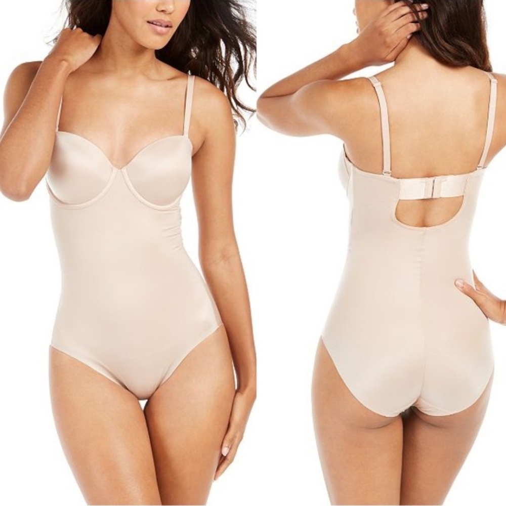 SPANX Women's Shapewear Bodysuit in Nude